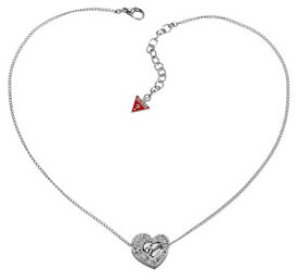 【送料無料】ネックレス　クリップクランプペンダントシルバーguess collier collier avec pendentif ubn21101 argent