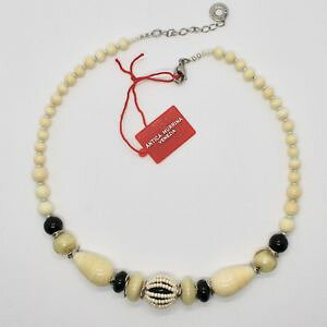 【送料無料】ネックレス ベネチアコンディムラーノベージュcollana antica murrina venezia con vetro di murano beige sabbia nero coa07a02
