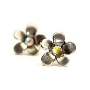 yzlbNX@COVo[AWFgauthentic trollbead earrings silver flower tagea00058 orecchini fiori dargento