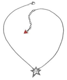 【送料無料】ネックレス　クリップクランプペンダントシルバーguess collier collier avec pendentif ubn80106 argent