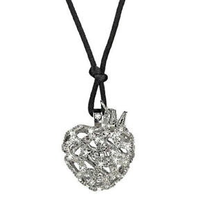�y���������z�l�b�N���X�@�l�b�N���X�N���X�^���{�[���n�[�g�y���_���gmorellato collier pendentif en forme de coeur avec cristaux boule scv04