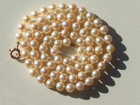 【送料無料】ネックレス　ネックレスパールクラスプbeau collier ancien en perle de culture 5,5mm avec fermoir or 18k 750 47cm