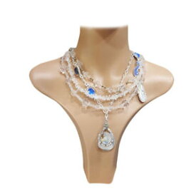 【送料無料】ネックレス　クリップcollier verres 4 rangs elisa cavaletti