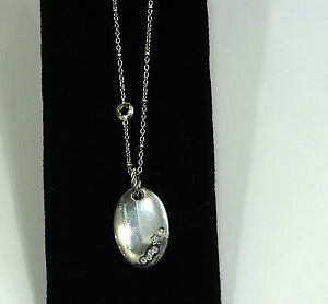 �y���������z�l�b�N���X�@�V���o�[�I�[�o���v���[�g�^���[�N�����vcomtes collier tour de cou argent 925 plaque ovale brillant stella gla 113