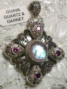 yzlbNX@O@oOi_X^[OVo[OEhgoyave quartz grenade pendentif magnifique argent sterling motif 925