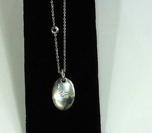 �y���������z�l�b�N���X�@�V���o�[�I�[�o���v���[�g�^���[�N�����vcomtes collier tour de cou argent 925 plaque ovale brillant naissance gla 114