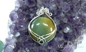 �y���������z�l�b�N���X�@�I�����W�p�b�P�[�W�O�A�e�}�����C��rare orange amp; bleu guatmaltque jadite jade fil enveloppe emball