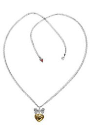 【送料無料】ネックレス　クリップクランプペンダントシルバーguess collier collier avec pendentif ubn81184 argent