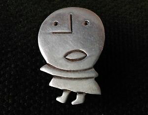 【送料無料】ネックレス シルバーピンメキシコアレックスancienne broche en argent 925 mexico sign alex so cute