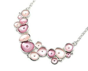 yzlbNX@lbNX}`y_gVF[Ycc1764e collier plastron pendentif multi coquilles email rose et mtal reli