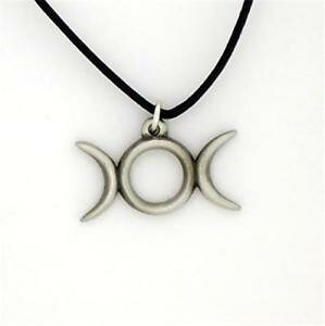 yzlbNX@Nvgvtain anglais petites cornes desse collier paen wiccan triple desse