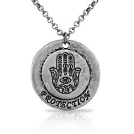 【送料無料】ネックレス　モードシルバーカラーラウンドmode antique couleur argente rond khamsa mauvais oeil protection collier