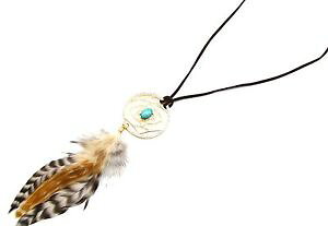 yzlbNX@R[hNbvx[Wcl984d * sautoir collier cordon attrape rves dreamcatcher strass plumes beige