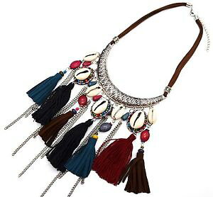 yzlbNX@lbNXgNcc1467l collier plastron statement avec torque mtal vieilli argent, coqui
