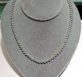 【送料無料】ネックレス　シルバーミリネックレスnouveau argent 5mm collier de perles
