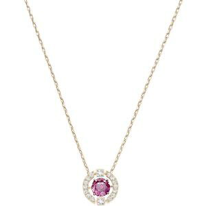 �y���������z�l�b�N���X�@�X�����t�X�L�[�h�i�_���X���E���h���b�\�I�����[�Ucollana swarovski donna pendente sparkling dance round rosso oro rosa 5279421
