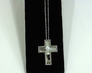 �y���������z�l�b�N���X�@�V���o�[�N���X�^���[�N�����vcomtes collier tour de cou argent 925 croix brillant gla 111