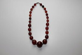 【送料無料】ネックレス　クランプオレンジビーズnouvelle annoncebeau collier ancien en perles dambre en chute longueur 54 cm