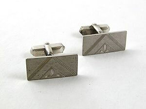 yzYANZT?@re[WX^[OVo[gCAOV[hJtNXvintage sterling silver triangle cufflinks by s in shield 21617