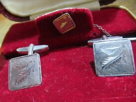 【送料無料】メンズアクセサリ—　ビンテージソリッドシルバーサミュエルカフリンクスタイピンvintage solid silver hsamuel hallmarked cufflinks amp;tie pin boxed 194546