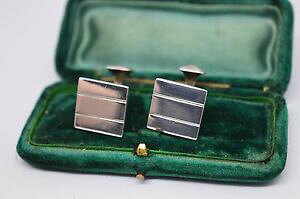 yzYANZT?@A[fRBe[WX^[OJtXNc1061vintage sterling silver cufflinks with an art deco design c1061