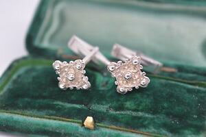 �y���������z�����Y�A�N�Z�T��?�@�A�[���f�R���B���e�[�W�X�^�[�����O�J�t�X�����Nb736vintage sterling silver cufflinks with an art deco design b736