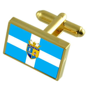 yzYANZT?@CLP`S[htbOJtX{^{bNXiquique city chile gold flag cufflinks engraved box