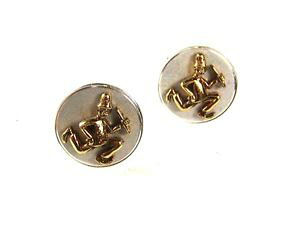 �y���������z�����Y�A�N�Z�T��?�@�r���e�[�W�J�t�X�{�^���m�[�u�����hvintage goldtone amp; white keystone cop cufflinks unbranded 31816