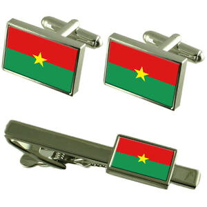 yzYANZT?@uLit@\JtX{^^CNbv}b`O{bNXZbgburkina faso flag cufflinks tie clip matching box gift set