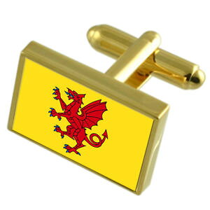 yzYANZT?@T}ZbgS[htOJtXNsomerset county england gold flag cufflinks engraved box