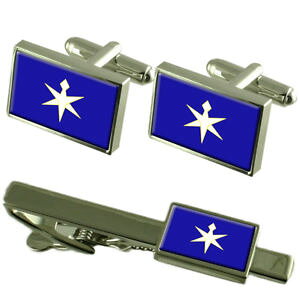 �y���������z�����Y�A�N�Z�T��?�@�t���O�J�t�X�����N�l�N�^�C�s��55mm�Z�b�gflag chiba prefecture cufflinks box gift set matching tie clip 55mm