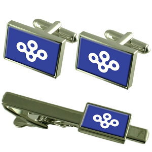 �y���������z�����Y�A�N�Z�T��?�@�t���O�J�t�X�����N�l�N�^�C�s��55mm�Z�b�gflag osaka prefecture cufflinks box gift set matching tie clip 55mm