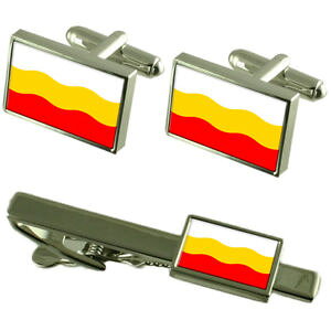 yzYANZT?@`FRJtX{^^CNbv{bNXZbgdecin city czech republic flag cufflinks tie clip box gift set