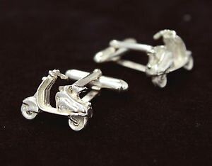 �y���������z�����Y�A�N�Z�T��?�@novelty mens cufflinks scooter sterlingnovelty mens cufflinks scooter sterling silver