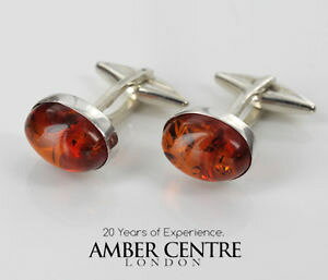 yzYANZT?@C^A925JtXNogcf010 rrp90italian made classic 925 silver cufflinks genuine baltic amber cf010 rrp90