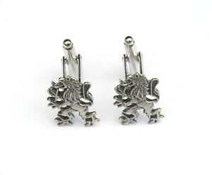 �y���������z�����Y�A�N�Z�T��?�@���C�I���J�t�����N�X�s���[�^�[�{�b�N�Xrampant lion cufflinks pewter gift boxed or pouched quantity discount