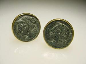 yzYANZT?@re[WkS[hGWvgJtNXvintage michaud 120 14k gold fill hand carved egyptian gem stone cuff links