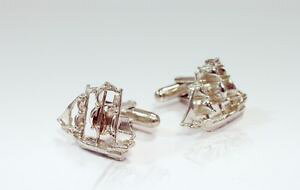 �y���������z�����Y�A�N�Z�T��?�@novelty mens cufflinks galleon ship mens cufflinks solidhallmarked setnovelty mens cufflinks galleon ship mens cufflinks