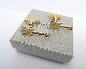 yzYANZT?@S[hVo[{bNXM^[JtIjLXA[gNgold amp; silver electric guitar metal cuff links in a gift box by onyx art