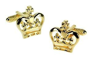 yzYANZT?@v[e[V{bNXYJtNS[fNEJtNXgolden crown cufflinks in presentation box mens cuff links jubilee gift