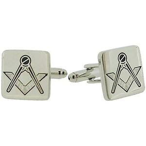 yzYANZT?@v[e[V{bNXJtNXjakob strauss silvertone square masonic cufflinks in presentation box