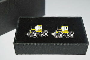 �y���������z�����Y�A�N�Z�T��?�@jcb fastrac�g�^�[�J�t�X�����Naccessorie�G�i����yellow jcb fastrac tractor cufflinks gift boxed gift wedding accessorie enamel