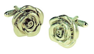 yzYANZT?@Vo[[Y{bNXJtX{^silver rose ladies gents cufflinks in box 14699