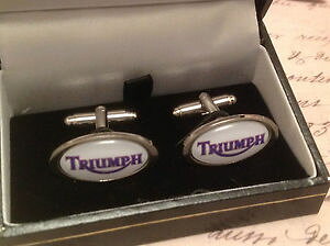yzYANZT?@{bNXJtNXVo[triumph cuff links silver in box collectable bnib tr 5 6 7