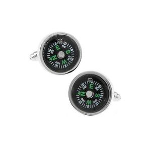 yzYANZT?@rWlXRpXJtXNmensmens working compass cufflinks wedding business naval army gift present
