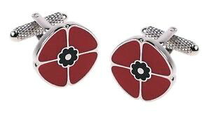�y���������z�����Y�A�N�Z�T��?�@�P�V�J�t�X�{�^�����C�����u���e�B�b�V��poppy cufflinks men royal british legion military personnel remembrance day gift