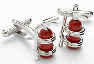 yzYANZT?@JtX{^{bNXJtNXfire extinguisher cufflinks fireman cuff links in box 10374