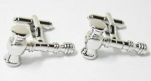 yzYANZT?@{bNXJtX{^JtNXsilver gavel auctioneers cufflinks cuff links in box 11789