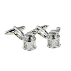 【送料無料】メンズアクセサリ—　シルバーボックス×リールカフリンクスplain silver coloured fishing reel cufflinks in a cufflink box x2nc008