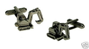 【送料無料】メンズアクセサリ? 360 カフスリンク3d clearance360 excavator digger cufflinks gift boxed 3d clearance